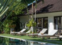 Villa Abaca Kadek, terrasse de la piscine
